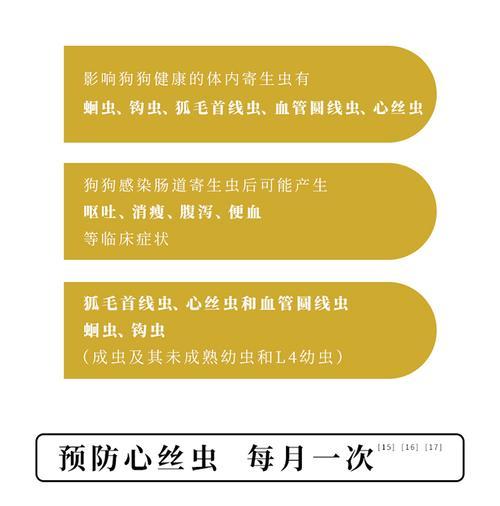 选择适合你的狗狗的最佳驱虫药（综述市面常见犬类驱虫药，对抗多种狗狗寄生虫）
