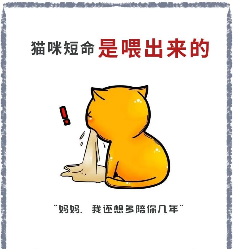 猫咪不可食用的东西，保护我们的小伙伴健康（了解猫咪饮食禁忌，让我们的猫咪健康成长）