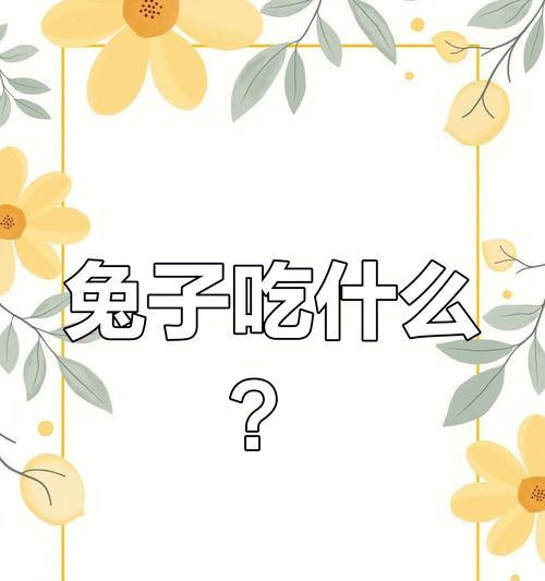 冬天如何给垂儿兔提供适宜的饮食？（为垂儿兔度过寒冷冬天，从饮食入手！）