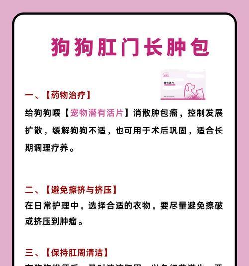狗狗肛门腺炎的预防与治疗（了解肛门腺炎的成因及预防措施）