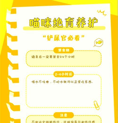 为什么要给猫咪绝育？（绝育对猫咪和主人的好处）